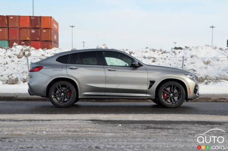 2021 BMW X4 M Competition, profile